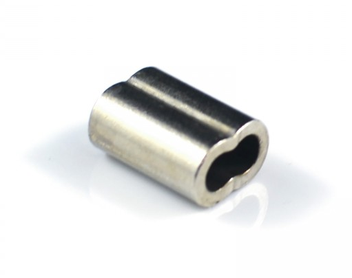FERRULES HAND NICKLE PLATED COPPER 3.2MM - 1/8 WIRE